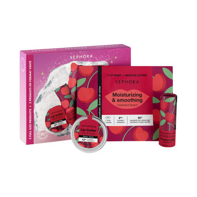 COLORFUL SKINCARE CHERRY LIP SET-24 XMS